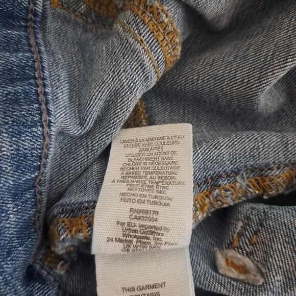 Free People Jeans Womens Size 27 Blue Light Wash Denim Skinny Stretch Jegging - Picture 13 of 16